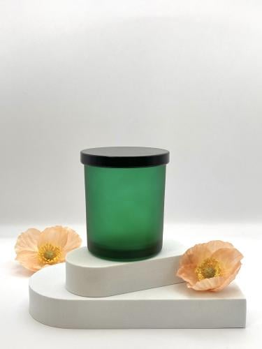 علبة زجاج - باللون الأخضر
