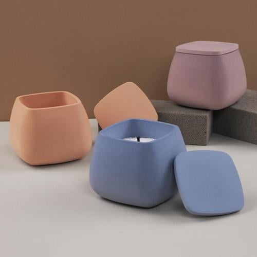 قالب سيليكون - وعاء مربع