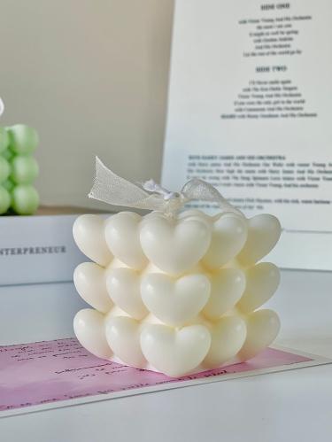 قالب سيلكون - مكعب قلوب