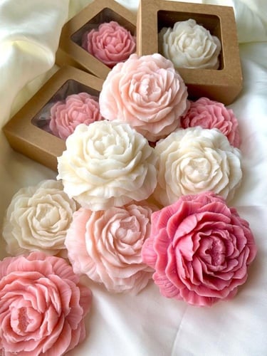 قالب سيلكون - وردة الفاوانيا