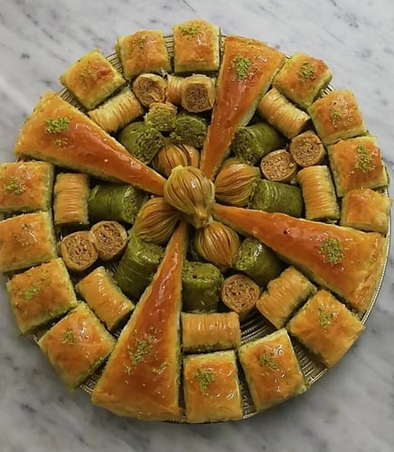 طبق بقلاوة اسطنبول 2kg