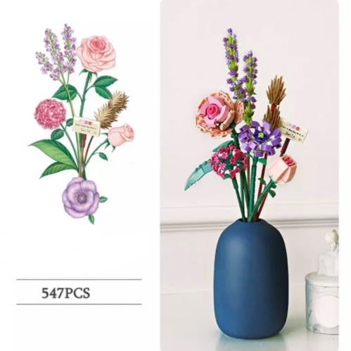 باقة ورد ليقو وردية