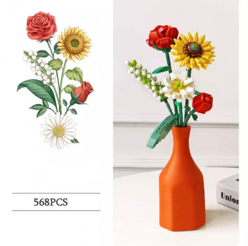 باقة ورد ليقو احمر