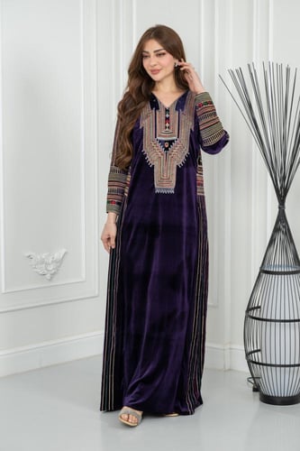 جلابيه مخمل تراثيه قمه الابداع