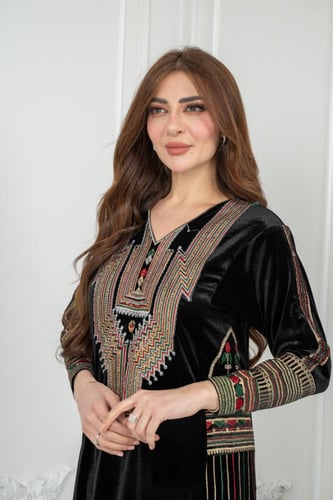 جلابيه مخمل تراثيه قمه الابداع