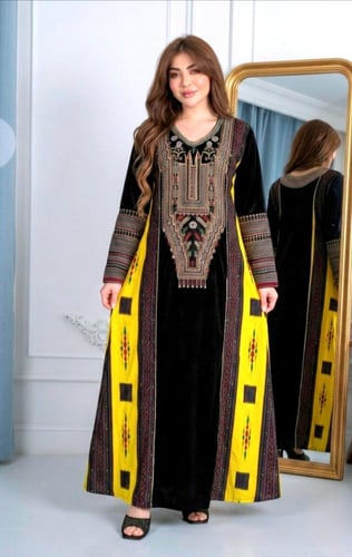 جلابيه تراثي ريتا مشجر 1