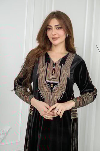 جلابيه مخمل تراثيه قمه الابداع