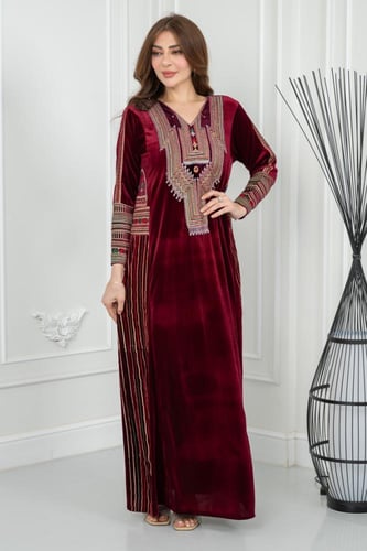 جلابيه مخمل تراثيه قمه الابداع