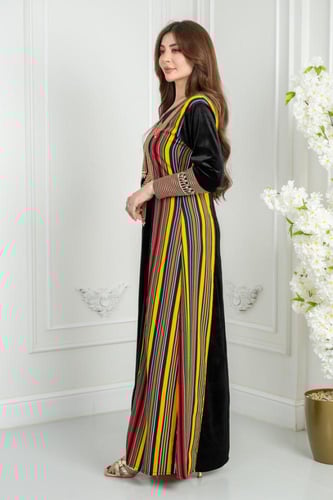 جلابية مخمل ثراثية ابداع