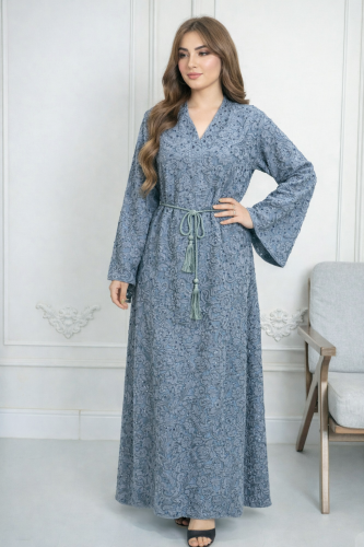 جلابيه كويتي دانتيل 2