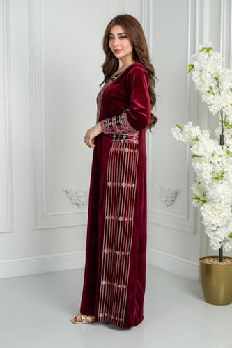 جلابيه مخمل تراثي اسيل