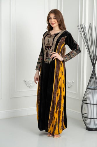 جلابيه مخمل تراثي ريم مشجر