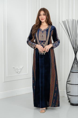 جلابيه مخمل تراثي ريم مشجر