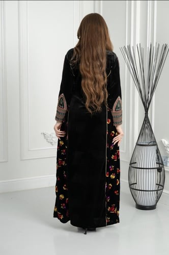 جلابيه مخمل تراثيه ست الحبايب