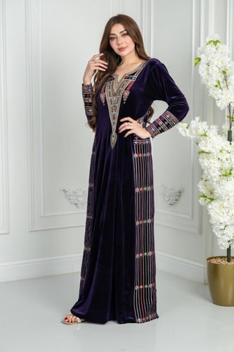 جلابيه مخمل تراثي اسيل