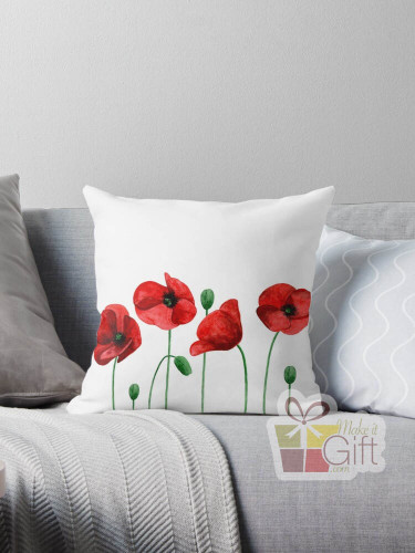 طباعه على مخده (خداديه) شكل ورد او حسب الطلب - من...