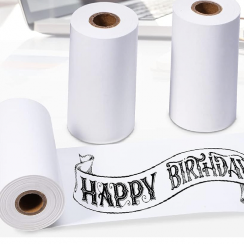 ورق رول غير لاصق ورق طابعة صغيرة حراري