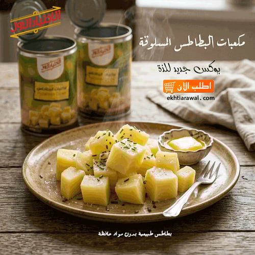 مكعبات البطاطس المسلوقة "الاختيار الأول"24 علبة -...