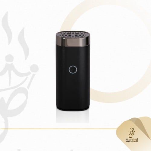 مبخرة الكترونية بيضاوية الشكل أسود