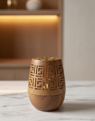 مبخره خشبيه لشعر والملابس