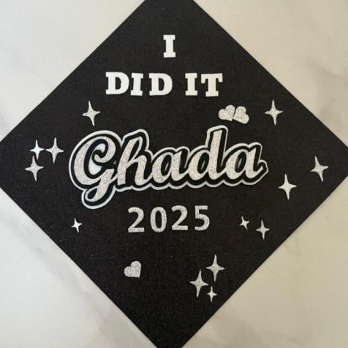 زينة قبعة تخرج ( قصاصات فقط )