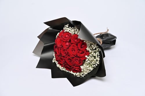 باقة ورد احمر جوري