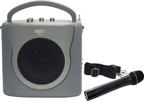 سماعة صدى متنقلة من BTC . مزودة بـ مايك لاسلكي علا...