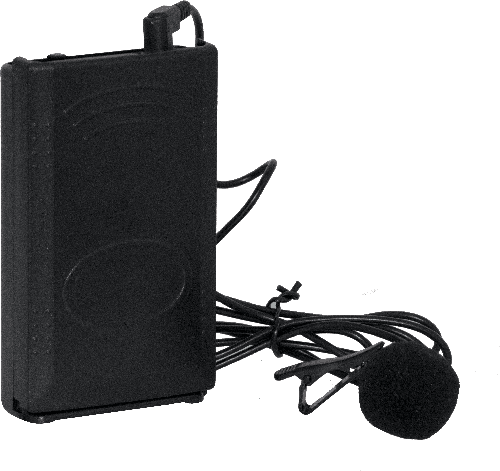 سماعة متنقلة مع مايك لاسلكي علاقي، مزودة بخاصية تش...