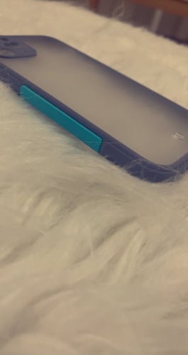 غلاف ايفون11برو شفاف, بحواف باللون الازرق الفاتح