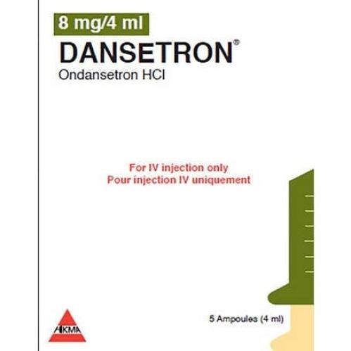 دانسيترون ٤ مجم أمبول|DANSETRON 4MG /2 ML 5 AMP