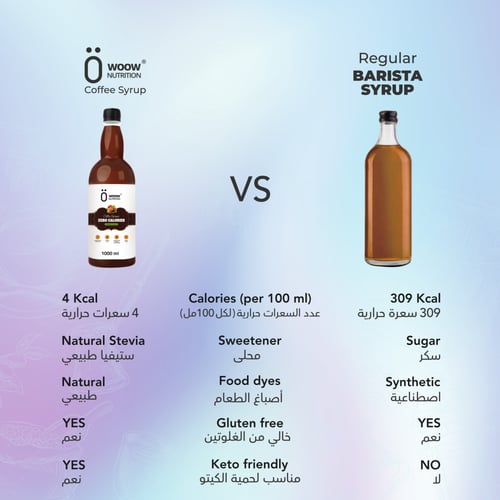 نكهة الكراميل الكلاسيكي خالية السعرات الحرارية من...