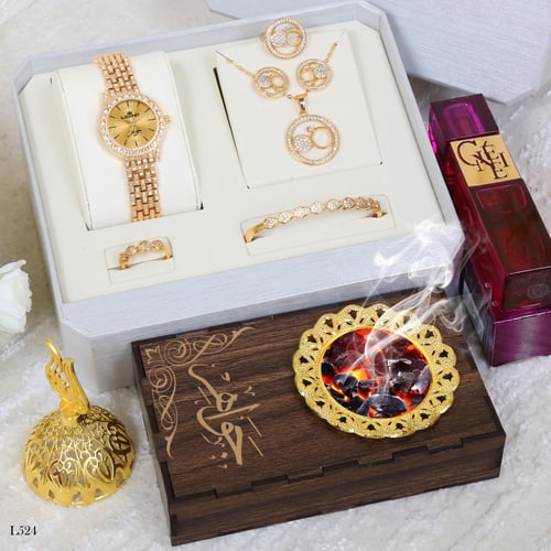 اطقم ساعات نسائية مميزة مع إكسسوارات