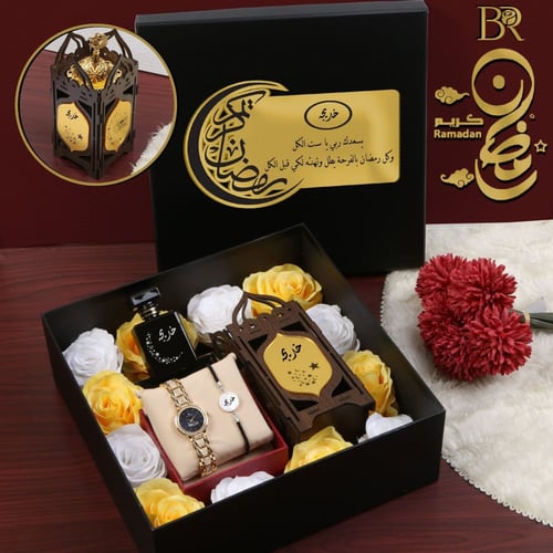 بوكس هدية نسائية ساعه بالاسم