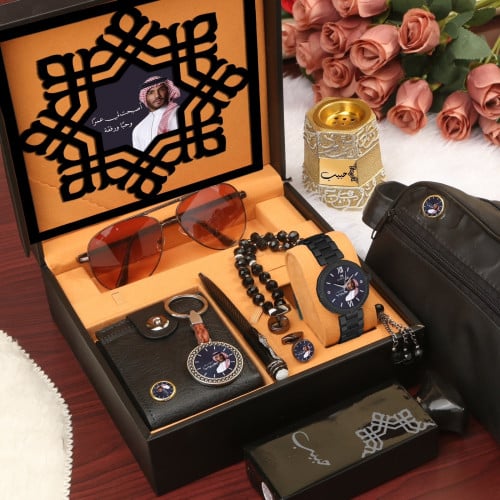 طقم ساعه رجالي