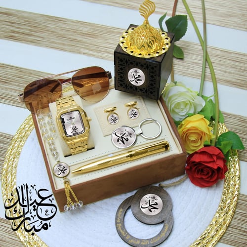 طقم ساعه بالاسم تصميم مميز