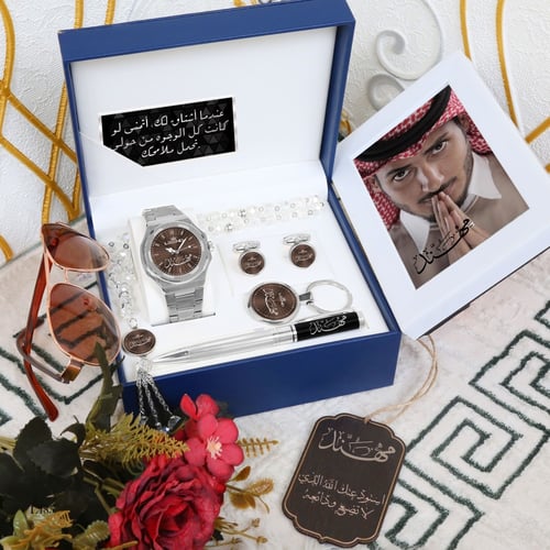 ساعة رجالية ب تصميم مميز بالاسم