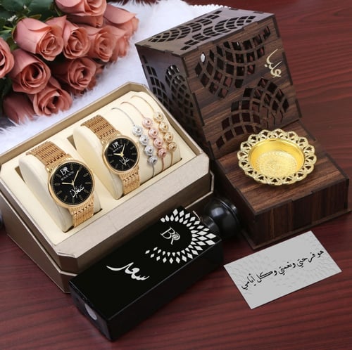 طقم ساعه رجالي