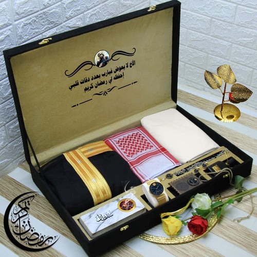 بوكس قماش مع مشلح حساوي