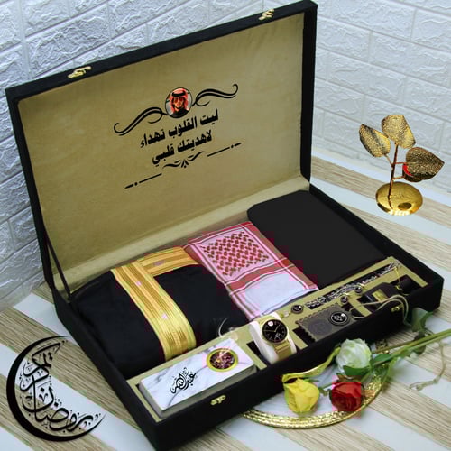 بوكس قماش مع مشلح حساوي