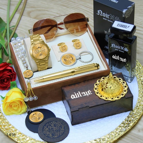 طقم ساعة رجالية بتصميم عصري جديد