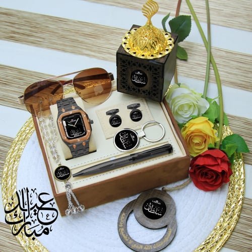 طقم ساعه بالاسم تصميم مميز