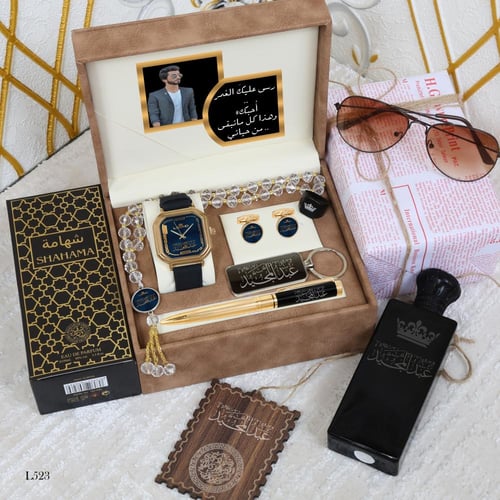 أطقم ساعات رجالية راقية تصميم جديد مع مجموعة إكسسو...