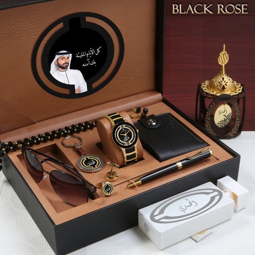 طقم ساعة رجالية بتصميم عصري جديد