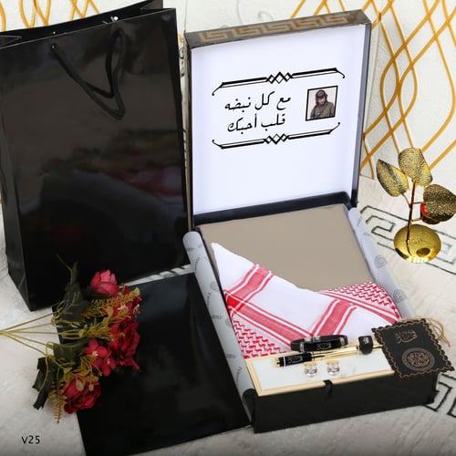 بوكس شماغ مع قماش عرض خاص