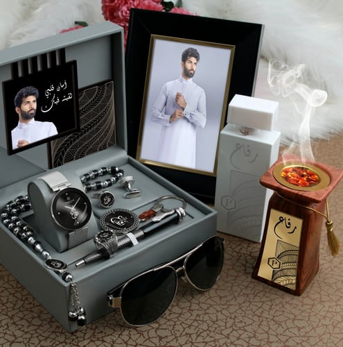 طقم ساعه رجالي