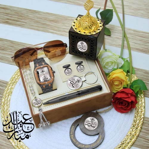 طقم ساعه بالاسم تصميم مميز