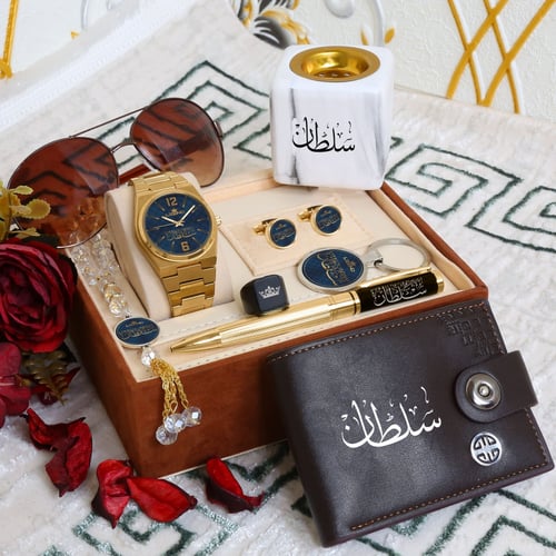 طقم ساعه استيل بالاسم تصميم عصري وانيق