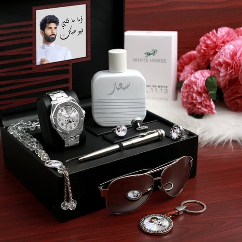 طقم ساعه رجالي