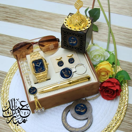 طقم ساعه بالاسم تصميم مميز