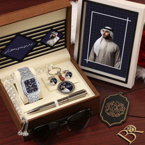 طقم ساعه رجالي